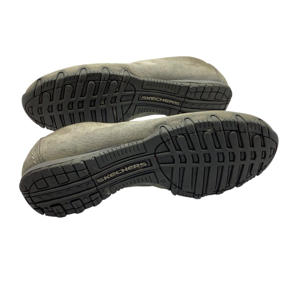 Skechers Women Leather Relaxed‎ Fit Memory Foam Gray Loafers Size 7 US - Picture 7 of 7
